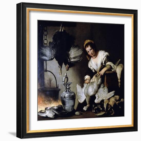 The Cook, Ca 1625-Bernardo Strozzi-Framed Giclee Print