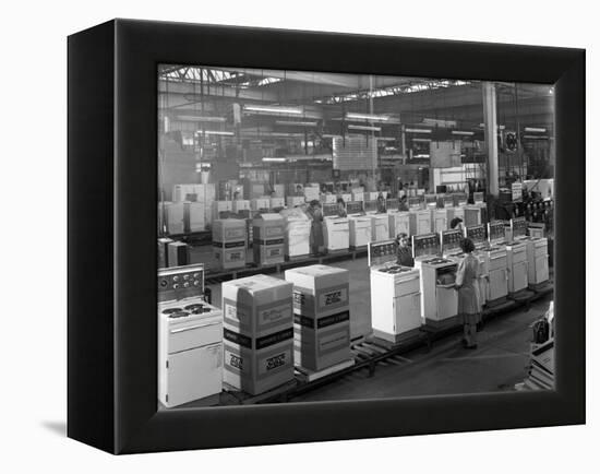 The Cooker Assembly Line at the Gec Factory, Swinton, South Yorkshire, 1963-Michael Walters-Framed Premier Image Canvas