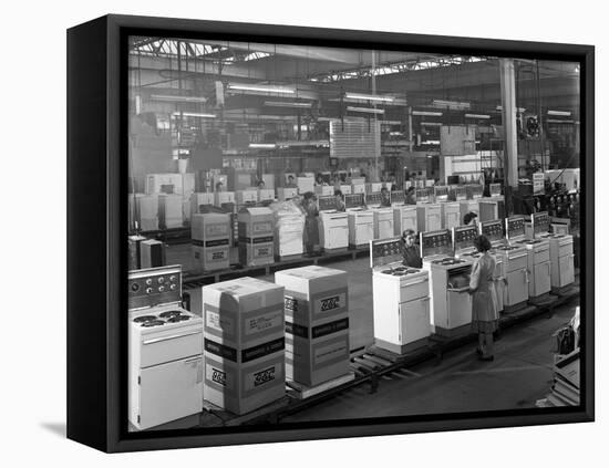The Cooker Assembly Line at the Gec Factory, Swinton, South Yorkshire, 1963-Michael Walters-Framed Premier Image Canvas