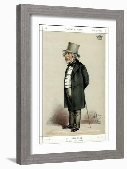 The Cool of the Evening, Lord Houghton, English Poet and Politician, 1870-Carlo Pellegrini-Framed Giclee Print