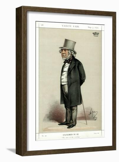 The Cool of the Evening, Lord Houghton, English Poet and Politician, 1870-Carlo Pellegrini-Framed Giclee Print