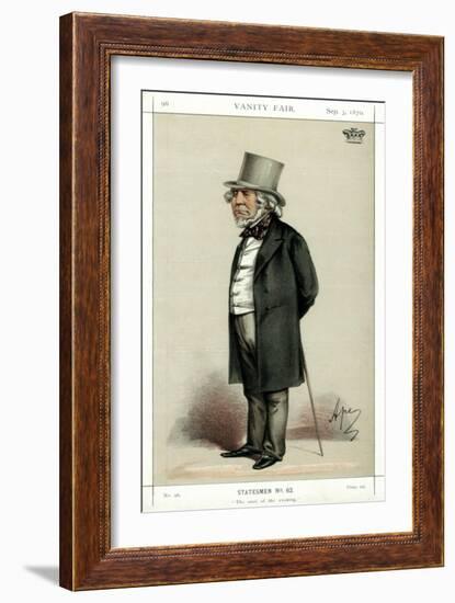 The Cool of the Evening, Lord Houghton, English Poet and Politician, 1870-Carlo Pellegrini-Framed Giclee Print