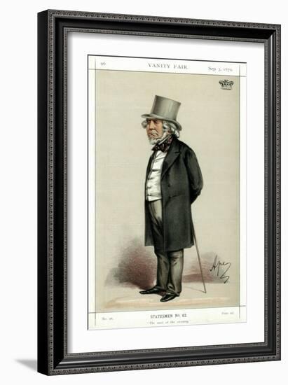 The Cool of the Evening, Lord Houghton, English Poet and Politician, 1870-Carlo Pellegrini-Framed Giclee Print