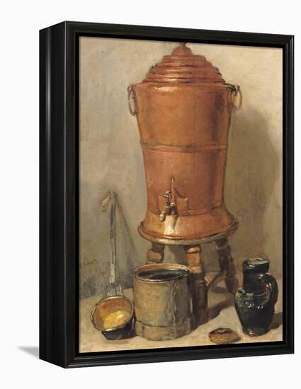 The Copper Drinking Fountain, circa 1733-34-Jean-Baptiste Simeon Chardin-Framed Premier Image Canvas