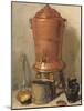 The Copper Drinking Fountain, circa 1733-34-Jean-Baptiste Simeon Chardin-Mounted Giclee Print