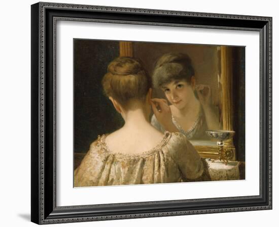 The Coquette-James Wells Champney-Framed Giclee Print