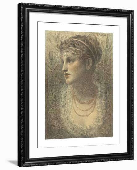 The Coral Necklace-Anthony Frederick Augustus Sandys-Framed Premium Giclee Print