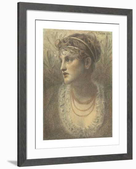 The Coral Necklace-Anthony Frederick Augustus Sandys-Framed Premium Giclee Print