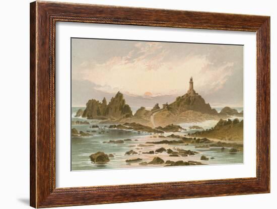 The Corbiere Rocks - Jersey-English School-Framed Giclee Print