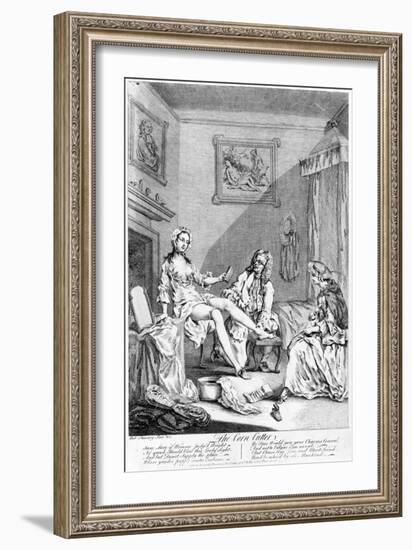 The Corn Cutter, Made by Bob Funney, 1735-1765-null-Framed Giclee Print