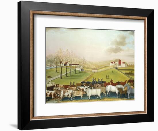 The Cornell Farm, 1848-Edward Hicks-Framed Giclee Print