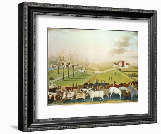 The Cornell Farm, 1848-Edward Hicks-Framed Giclee Print