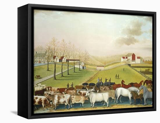 The Cornell Farm, 1848-Edward Hicks-Framed Premier Image Canvas