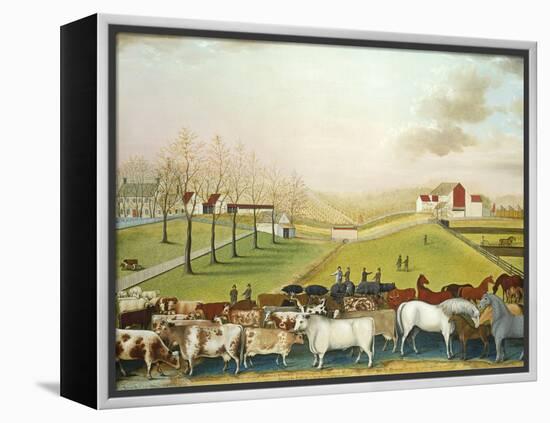 The Cornell Farm, 1848-Edward Hicks-Framed Premier Image Canvas