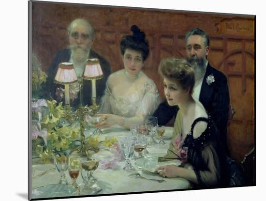 The Corner of the Table, 1904-Paul Chabas-Mounted Giclee Print