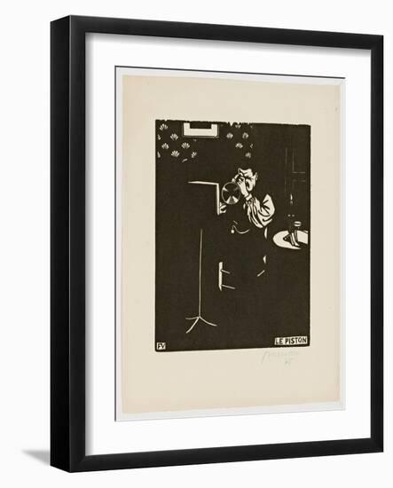 The Cornet, from the Series 'Musical Instruments', 1896-97-Félix Vallotton-Framed Giclee Print