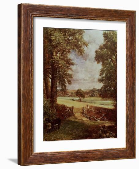 The Cornfield, Detail of the Harvester, 1826-John Constable-Framed Giclee Print