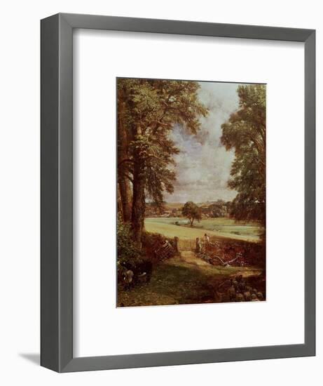 The Cornfield, Detail of the Harvester, 1826-John Constable-Framed Premium Giclee Print