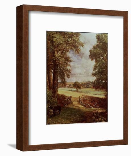 The Cornfield, Detail of the Harvester, 1826-John Constable-Framed Premium Giclee Print
