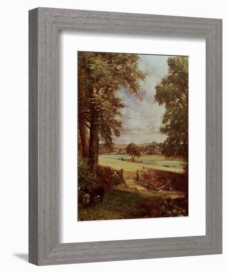 The Cornfield, Detail of the Harvester, 1826-John Constable-Framed Giclee Print