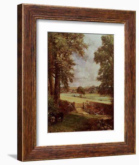 The Cornfield, Detail of the Harvester, 1826-John Constable-Framed Giclee Print