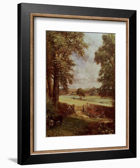 The Cornfield, Detail of the Harvester, 1826-John Constable-Framed Giclee Print
