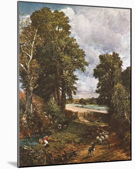 The Cornfield-John Constable-Mounted Premium Giclee Print
