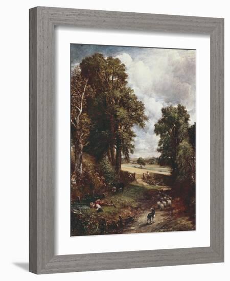 The Cornfield-John Constable-Framed Art Print