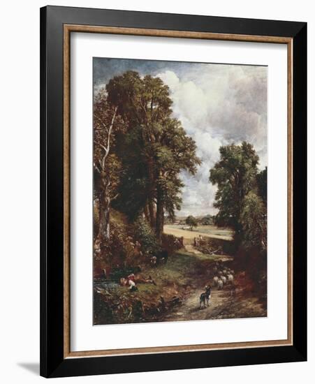 The Cornfield-John Constable-Framed Art Print