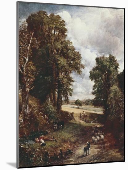 The Cornfield-John Constable-Mounted Art Print