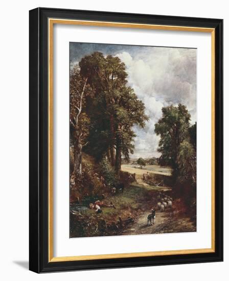 The Cornfield-John Constable-Framed Art Print