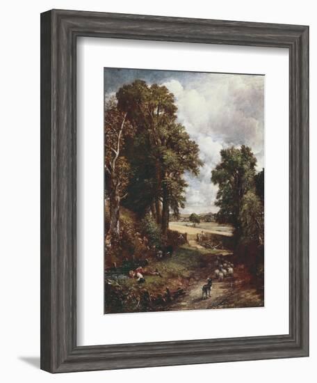 The Cornfield-John Constable-Framed Art Print