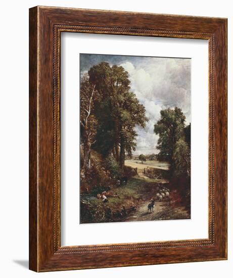 The Cornfield-John Constable-Framed Art Print