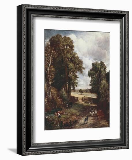 The Cornfield-John Constable-Framed Art Print