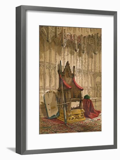 'The Coronation Chair', c1845, (1864)-Unknown-Framed Giclee Print
