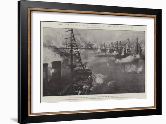 The Coronation Naval Review at Spithead, 16 August-Fred T. Jane-Framed Giclee Print