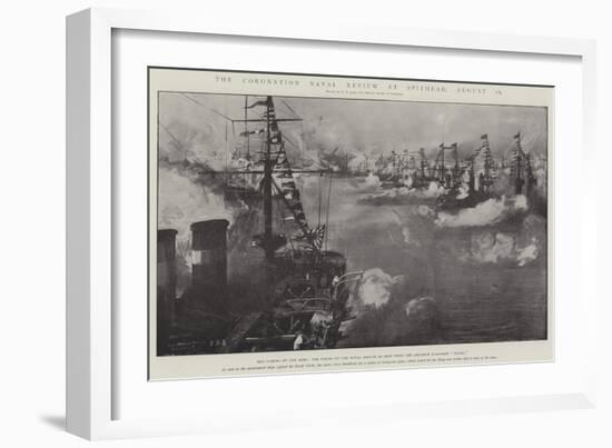 The Coronation Naval Review at Spithead, 16 August-Fred T. Jane-Framed Giclee Print