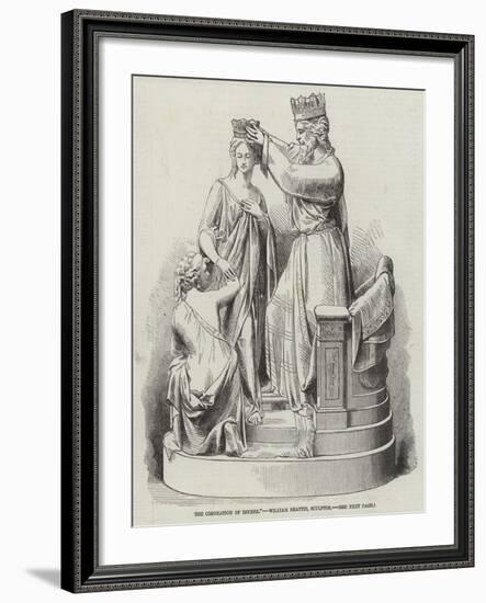 The Coronation of Esther, William Beattie, Sculptor-null-Framed Giclee Print