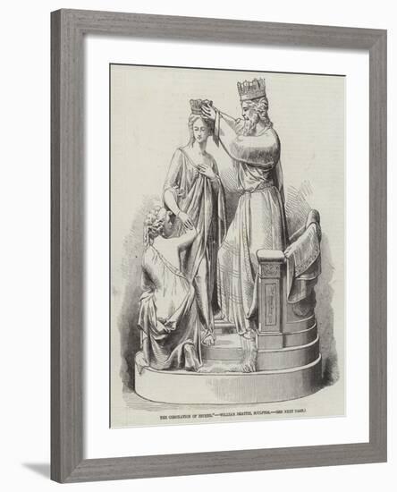 The Coronation of Esther, William Beattie, Sculptor-null-Framed Giclee Print