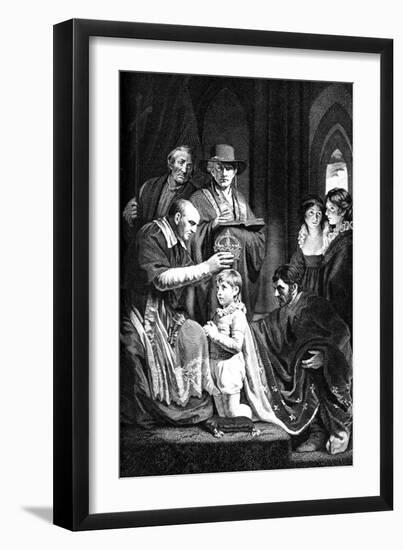 The Coronation of Henry VI of England, 1422-null-Framed Giclee Print