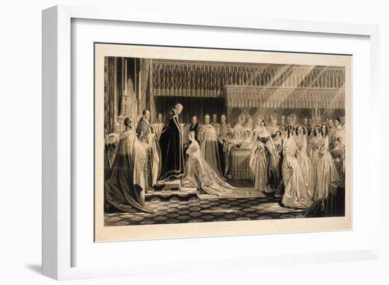 The Coronation of Her Majesty Queen Victoria, in Westminster Abbey, 28th June, 1838, Engraved by…-Edmund Thomas Parris-Framed Giclee Print