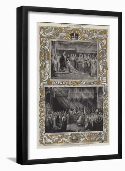 The Coronation of Her Majesty the Queen in Westminster Abbey, 28 June 1838-Charles Robert Leslie-Framed Giclee Print