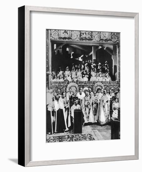 The Coronation of King George V, Westminster Abbey, 22 June 1911-null-Framed Giclee Print