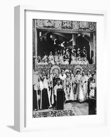 The Coronation of King George V, Westminster Abbey, 22 June 1911-null-Framed Giclee Print