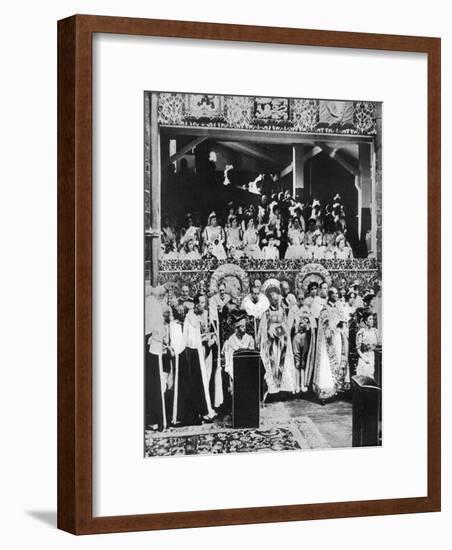 The Coronation of King George V, Westminster Abbey, 22 June 1911-null-Framed Giclee Print