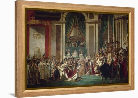 The Coronation of Napoleon, 1806-1807-Jacques Louis David-Framed Premier Image Canvas