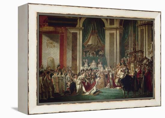 The Coronation of Napoleon, 1806-1807-Jacques Louis David-Framed Premier Image Canvas