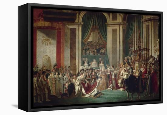 The Coronation of Napoleon, 1806-1807-Jacques Louis David-Framed Premier Image Canvas