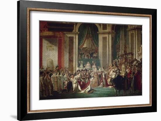 The Coronation of Napoleon, 1806-1807-Jacques Louis David-Framed Giclee Print