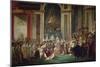 The Coronation of Napoleon, 1806-1807-Jacques Louis David-Mounted Giclee Print